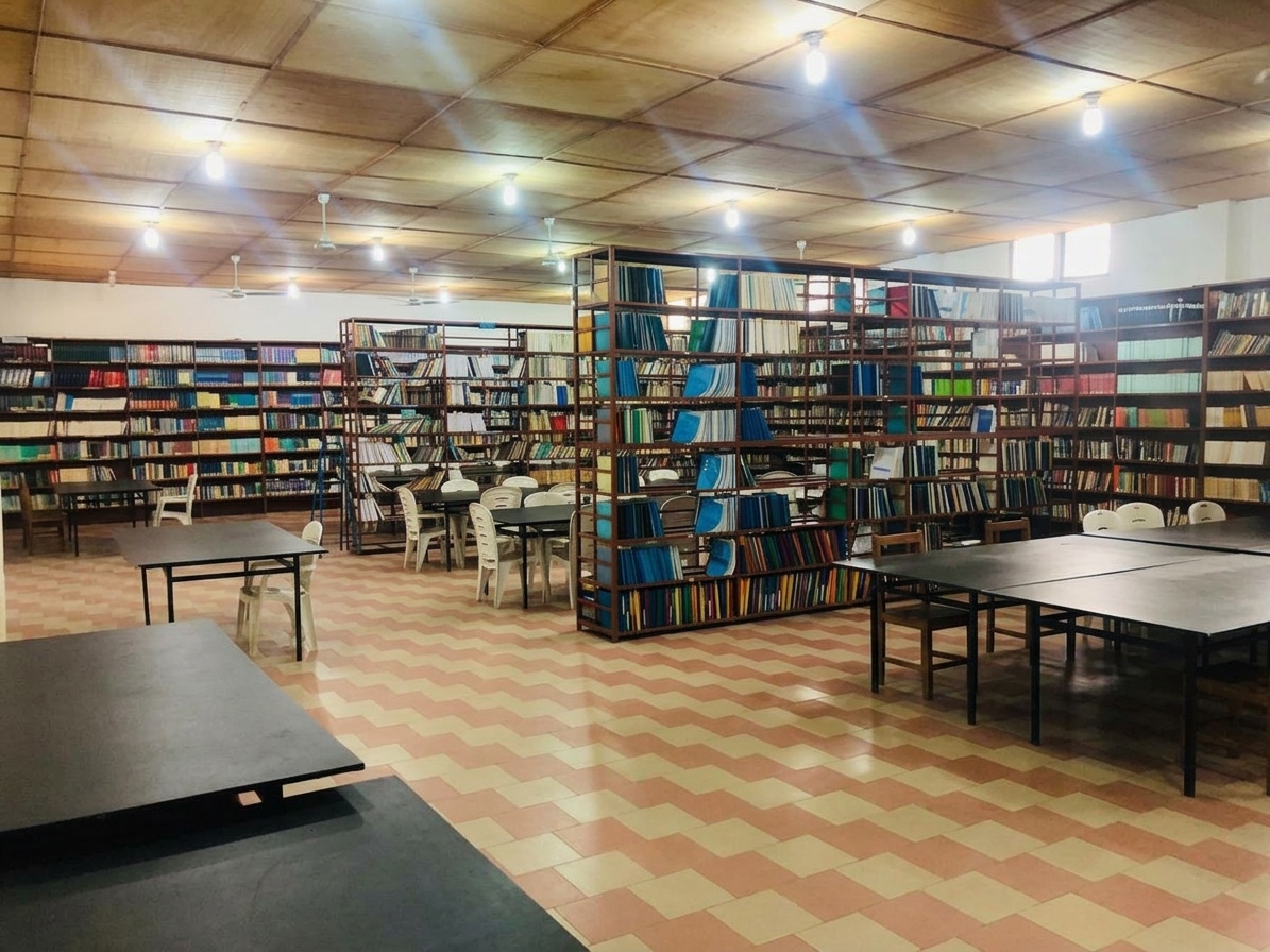 Rayonnages d’une bibliothèque universitaire